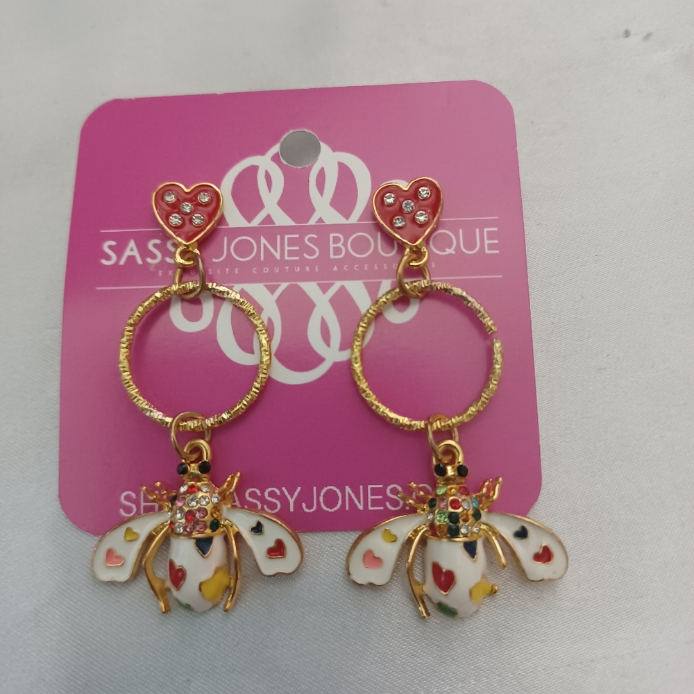 Sassy Jones Love Bug Dangles